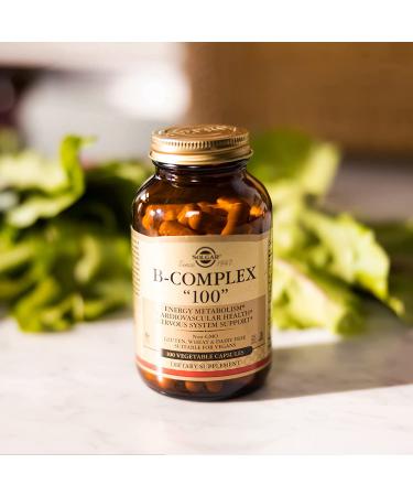 Solgar B-Complex "100" 100 Vegetable Capsules - Buy Online on GoSupps.com