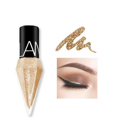 NEFLUM Shiny Professional Eyeliner Eye Liners Pigment Silver Black Gold 5 Color Liquid Glitter Eyeshadow Cosmetics Makeup