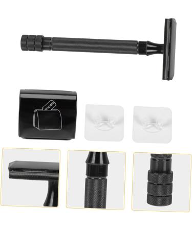 Beavorty 3 Set Razor Trimmer for Men - Bamboo Handle Safe Double Edge Vintage Beard Shaver Tools - Hair Removal Kit - Buy Online on GoSupps.com