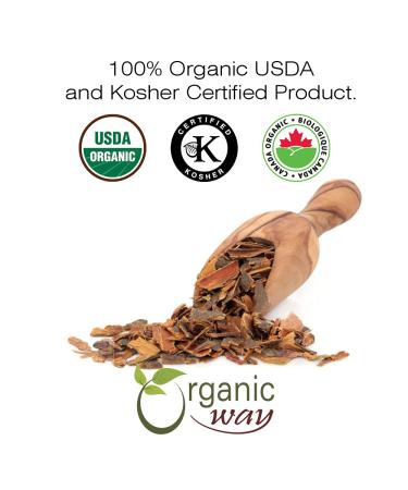 Organic Way Dried Buckthorn Bark (Frangula Alnus) Cut & Sifted - 1LB | Organic  Kosher & Vegan - Non GMO  Gluten Free | USDA Certified - From Albania - Buy Online on GoSupps.com