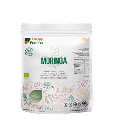 Energy Feelings Energy Feelings Moringa Powder Eco-Friendly 1 kg | Antioxidant | Anti-inflammatory | Vitamins and Minerals