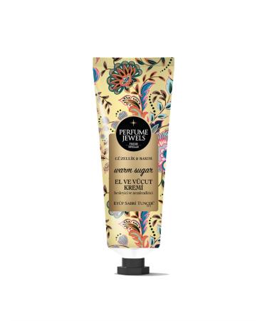 EST 1923 Eyup Sabri Tuncer Perfume Jewels Body Splash Series (WARM SUGAR BODY CREAM 50 ML) WARM SUGAR 1.69 Fl Oz (Pack of 1)