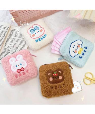 COHEALI Sanitary Napkin Storage Bag - Portable Menstrual Pad Holder for Purse - 4pcs Set for Teen Girls and Women - Zipper Closure - Buy Online on GoSupps.com