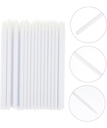 Angoily 100pcs Disposable Eyeliner Brush Makeup Brush Eyeliner Fiber Brush Cosmetic Eye Brush Lipstick Girl 9x6.5cm White - Buy Online on GoSupps.com