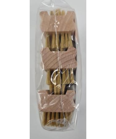 Pilix Natural Bristle Nail Brush Set for Children & Adults | Eco-Friendly Wooden Nail Brush for Smooth Washing | 3 Soft Brushes - Buy Online on GoSupps.com