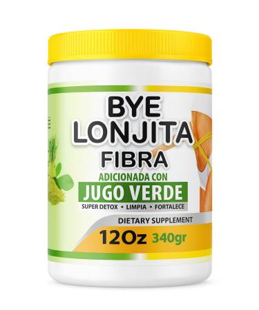 Fibra Natural-Dietary Supplement 12 oz Plant-Based Fiber Blend w/Ginger Green Tea Spinach Moringa Nopal Pineapple & Maca Digestive & Gut Wellness Support Vegan Non-GMO By BexpertsUSA Panza.