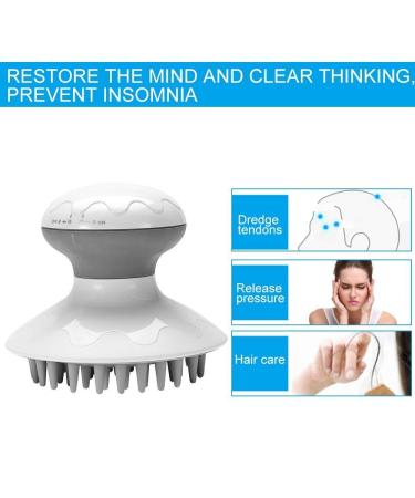 Buy Electric Head Massager - Anti-Static Scalp Massager for Relaxation Stress Relief & Hair Loss Treatment - International Shipping Available - Buy Online on GoSupps.com