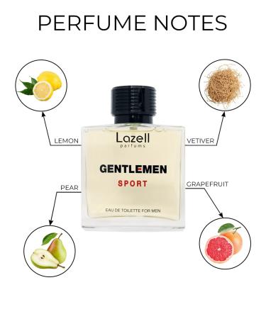 Lazell Gentlemen Sport for Men Perfume | Impression by Dio. Homme Sport | Eau De Toilette 3.4 Fl Oz | Citrus Woody Pepper Fragrance | European oncentrated Scent Lasts 6-9 Hours - Buy Online on GoSupps.com