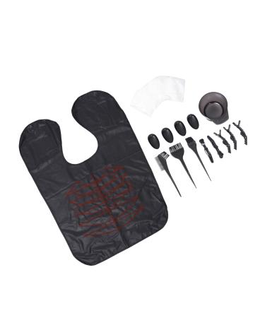 Didiseaon Set Hair Color Kit Hair Tinting Hairdressing Tools Hair Coloring Kit Hair Coloring Bowl Hair Bleaching Tinting Tools Barber Cape Hair Coloring Products Plastic Dye Bowl Hair Dye