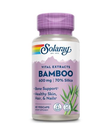 Solaray Bamboo Stem Extract 300 mg 60 VegCaps - Buy Online on GoSupps.com