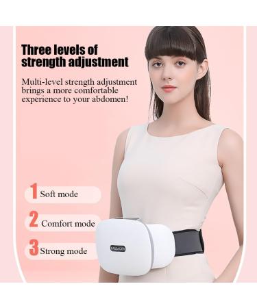 Rkxkj Abdominal Massage Device - Smart Touchscreen 3 Strength Levels Bian Stone Red Light Hot Compress for Abdominal Muscle Relief - International Shipping - Buy Online on GoSupps.com