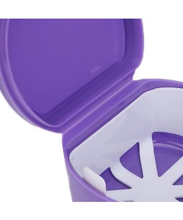 Press Storage Container - Sanitary Tooth Stop Box for Jewelry Pacifiers & Artificial Teeth | Food Quality Violet - Buy Online on GoSupps.com