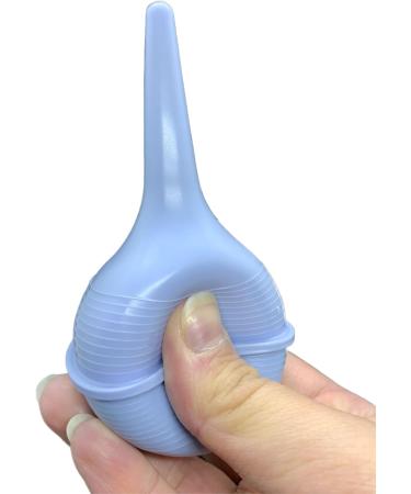Baby Nasal Aspirator & Ear Wax Bulb Syringe 2oz Blue - Pack of 3 | Comfort Soft - Buy Online on GoSupps.com