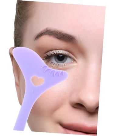 Balacoo Eyeliner Stamp Postage Stamps Eyeliner Pencil Silicone Eyeliner Stencils Makeup Tool Eyes Eye Shadow 12.00X6.00X0.50CM Purple - Buy Online on GoSupps.com