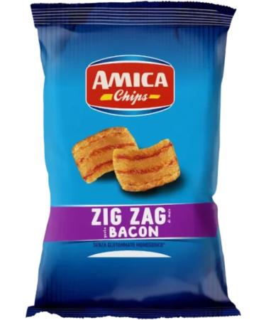  Amica Chips Snack al Bacon Amica Chips 35g (Pack of 24) - Buy Online on GoSupps.com