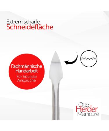 OTTO HERDER Nail Cleaner | Rust-Proof Stainless Steel | Perfect for Toenails & Fingernails - Buy Online on GoSupps.com