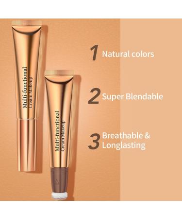 Ofanyia Liquid Highlighters & Blush Contour Set - Medium Contour Pink Blush & Pearl White Highlight | 3-Piece Makeup Set for Flawless Skin - Buy Online on GoSupps.com