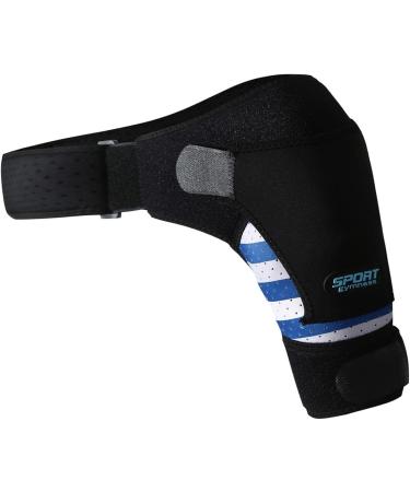 Magidal Shoulder Support Cuff | Neoprene Sleeve Wrap for Men & Women | Compression Belt for Gym | Blue Shoulder Care - Buy Online on GoSupps.com