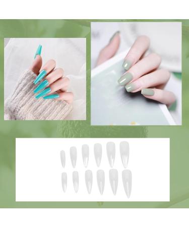 Acrylic Nail Tips Multi-Size Lightweight Nai Tips 360 Pieces Multi-Purpose Use for DIY Nail Art Decoration for Nail Shop (05#) - Buy Online on GoSupps.com