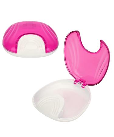 Durable Purple Orthodontic Retainer Suitcase & Denture Container | Portable Storage for Braces & Prostheses - Buy Online on GoSupps.com