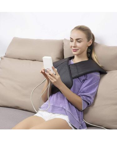 UTK Far Infrared Heating Pad for Neck and Shoulder - Natural Jade Tourmaline - 23.5X21.5 | Gift for Dad - Buy Online on GoSupps.com