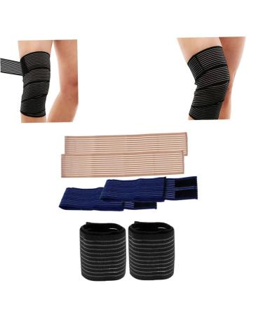 Buy Elastic Wrist Support Straps - 3 Pairs Sports Hand Bandage for Fitness | International Shipping - Buy Online on GoSupps.com