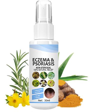 Melllop Brume de soulagement du psoriasis base de plantes brume de soulagement du psoriasis base de plantes hydrate la peau d licate de peau 1 Pi ce.