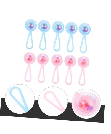 Iwowhero 48ct Small Bell Accessories | Baptismal Decorations & Mini Rattles for Parties | Acrylic Table Decor - Buy Online on GoSupps.com