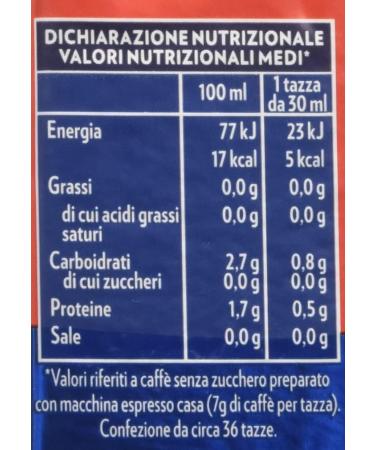  Lavazza Lavazza Cream And Taste Lot of 10 ground Italian coffees 250 g - Buy Online on GoSupps.com