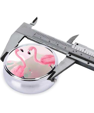 Love Flamingoround Pill Box - 3 Compartment Portable Travel Organizer for Purse & Pocket - Buy Online on GoSupps.com