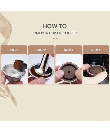 Naroote Capsules de caf R utilisables Kit de Capsules R utilisables Compactes et Lavables Gain de Temps sans Danger pour la Maison (BLACK) - Buy Online on GoSupps.com