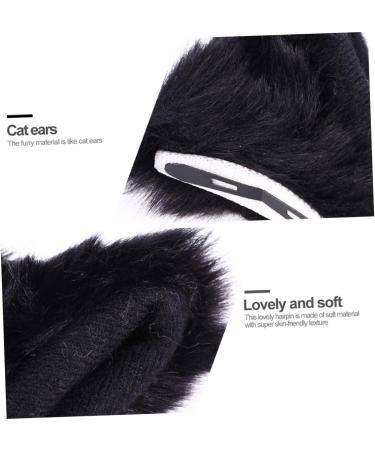 FRCOLOR Cat Ears Cosplay Clips Pairs ears hairpin Ear Hair Barrettes animal ear hair fluffy ear hair pins kitten ear hair clips Cosplay Ears hair clips theme props flannel - Buy Online on GoSupps.com
