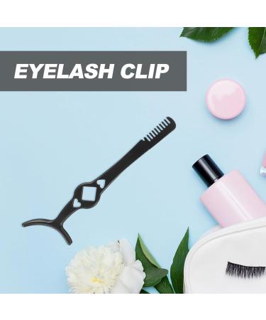 Beaupretty 3pcs False Eyelashes Applicator Tool Set - Eyelash Clamps & Tweezers with Comb (Black) | International Shipping Available - Buy Online on GoSupps.com