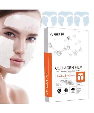 Highprime Collagens Film Collagens Film For Face Collagens Film Solubility Melting Collagens Film Anti-Aging Firming Moisturizing And Hydrating For All Skin Types Sensitive Dry And Oily Skin