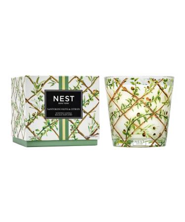 NEST New York Santorini Olive & Citron Decorative 3-Wick Candle 21.2 oz