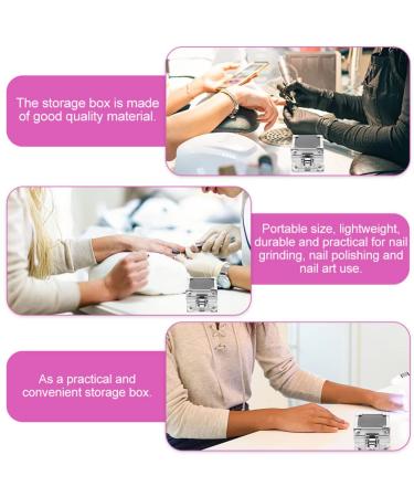 Lurrose 2PC Nail Drilling Stock Holder & Organizer | Nail Bit Display Container for Salons | Essential Manicure Tool - Buy Online on GoSupps.com