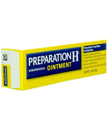 Preparation H Hemorrhoidal Ointment 1oz - Soothing Relief for Hemorrhoids - Buy Online on GoSupps.com