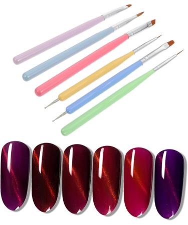 POPETPOP 1 Set Nail Pen Nail Brush Diy Nail Kits Nail Art Brush Nail Painting Grooming Kit Beauty Kits Nail Manicure Kit Nails Kit Nail Drawing Pen for Salon Nylon Pen Kit Cosmetic 16X0.8X0.8CM Assorted Color 1 - Buy Online on GoSupps.com