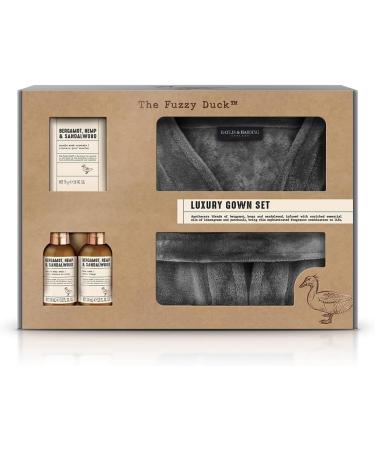 Baylis & Harding Fuzzy Duck Bergamot Hemp & Sandalwood Men's Luxury Gown Gift Set - Vegan Friendly - Buy Online on GoSupps.com