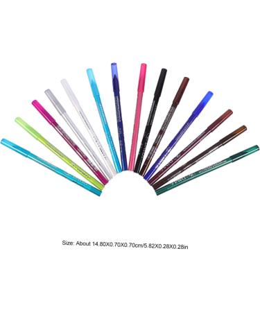 Beatifufu 14pcs Eyeshadow Pencil Set Eyeliner Drawing Tool Makeup Pencil Makeup Accessory Eye Lining Drawing Pencil Cosmetics Pencil Eyeliner Drawing Pencil Girl Eye Liner Drawing Pencil - Buy Online on GoSupps.com