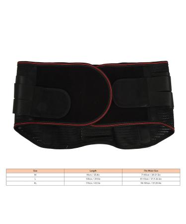 Buy Comfortable Black Lumbar Support Waist Belt | Flexible & Cool Fit for Sports (M) - International Shipping Available - Buy Online on GoSupps.com