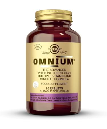 Solgar Omnium Phytonutrient Complex Multiple Vitamin and Mineral Formula 90 Tablets