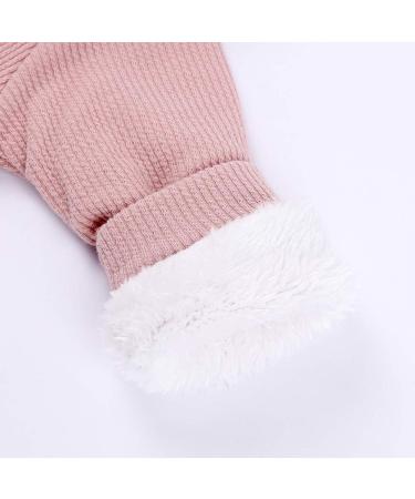 Kids Tales Newborn Baby Winter Warm Rabbit Ear Hooded Zipper Romper 0-3 Months Pink - Buy Online on GoSupps.com