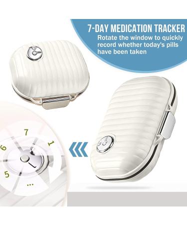 Ptyism Pill Organizer Box Set - 2 Pieces (Large & Small) | Travel & Daily Use Tablet Storage | Perfect for Vitamins & Medications - Buy Online on GoSupps.com