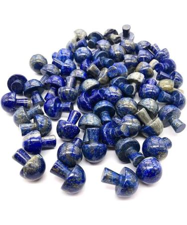 Home Decor Natural Crystal Rock Stone Blue Lapis Lazuli Mushroom for Christmas Decoration Gifts Gifts Natural Crystal Draw yuebang Stone Mineral Specimen Approx 2cm 2pcs - Buy Online on GoSupps.com