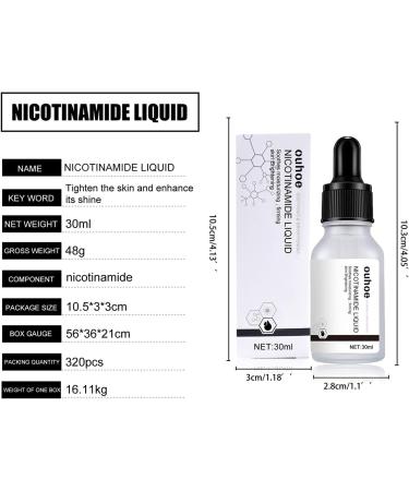 Niacinamide Drops - Pore Minimizer Essence Drops Moisturizing and Natural Skin Care Products to Tighten and Improve Uneven Skin Tone For Dry Dull Oily & All Skin Types Gyouza - Buy Online on GoSupps.com