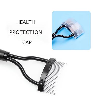 Premium 2PCS Eyelash Comb Set - Eyelash Separator Tool & Brush for Perfect Eye Makeup - Metal Teeth Mascara Applicator for Women & Girls - Buy Online on GoSupps.com