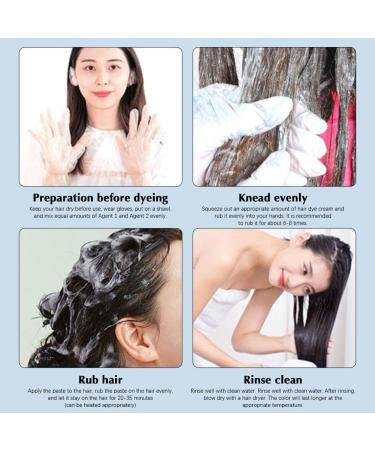 Caviar Permanent Hair Shampoo Fast Hair Dye Essence Hair Colorng Cream Shampoo For Women Dye Men Cover W1T9 - Buy Online on GoSupps.com