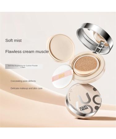 Air Cushion Foundation Cream Waterproof Oil Control Liquid Foundation Concealer Lasting Light Creamy Air Cushion Makeup (Style B) - Buy Online on GoSupps.com