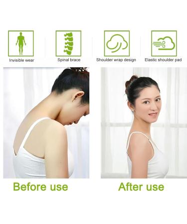 Adjustable Brace Support Belt Adjustable Back Posture Clavicle Spine Corrector Low Back Pain Relief for Male Female Upright black - Buy Online on GoSupps.com